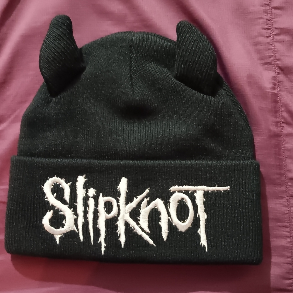 Beanie w Mini Horns (NWOT)